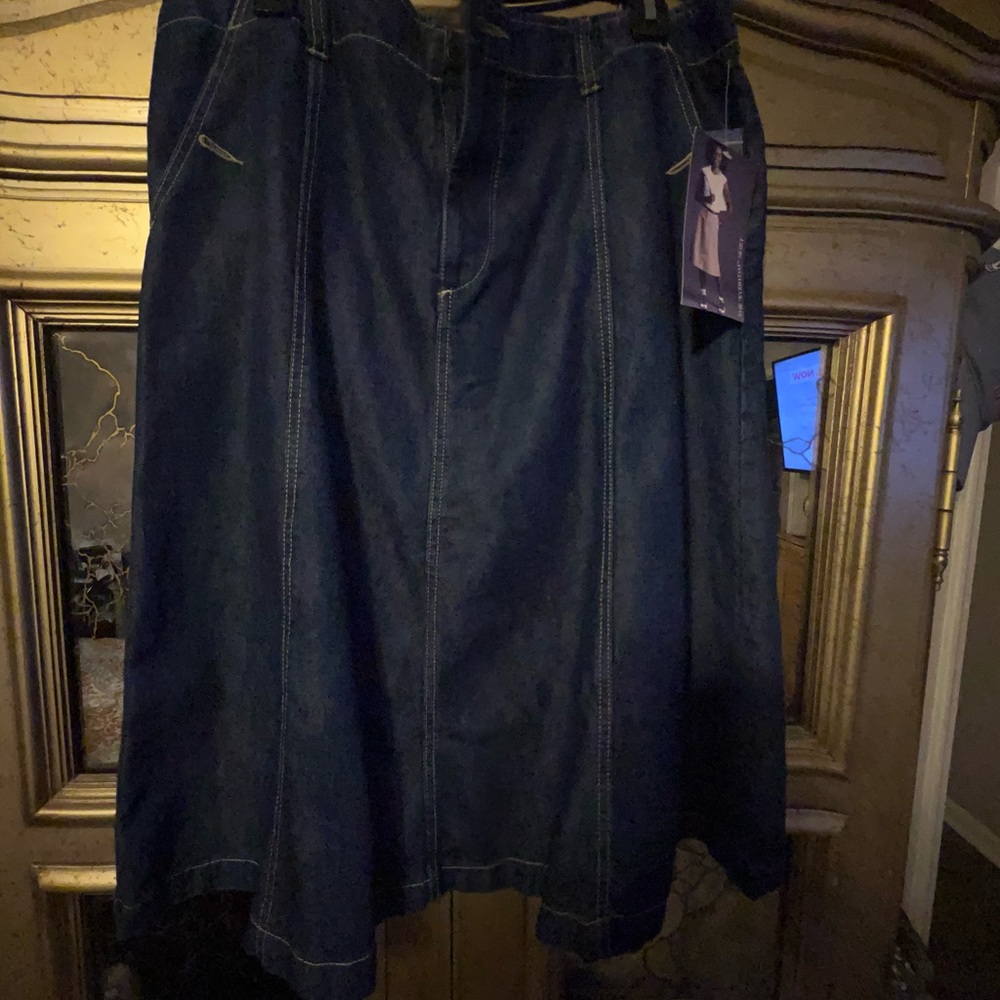 Dark Blue Sassy Skirt